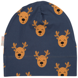 Malinami MOOSE ON DARK GREY BEANIE christmas sale